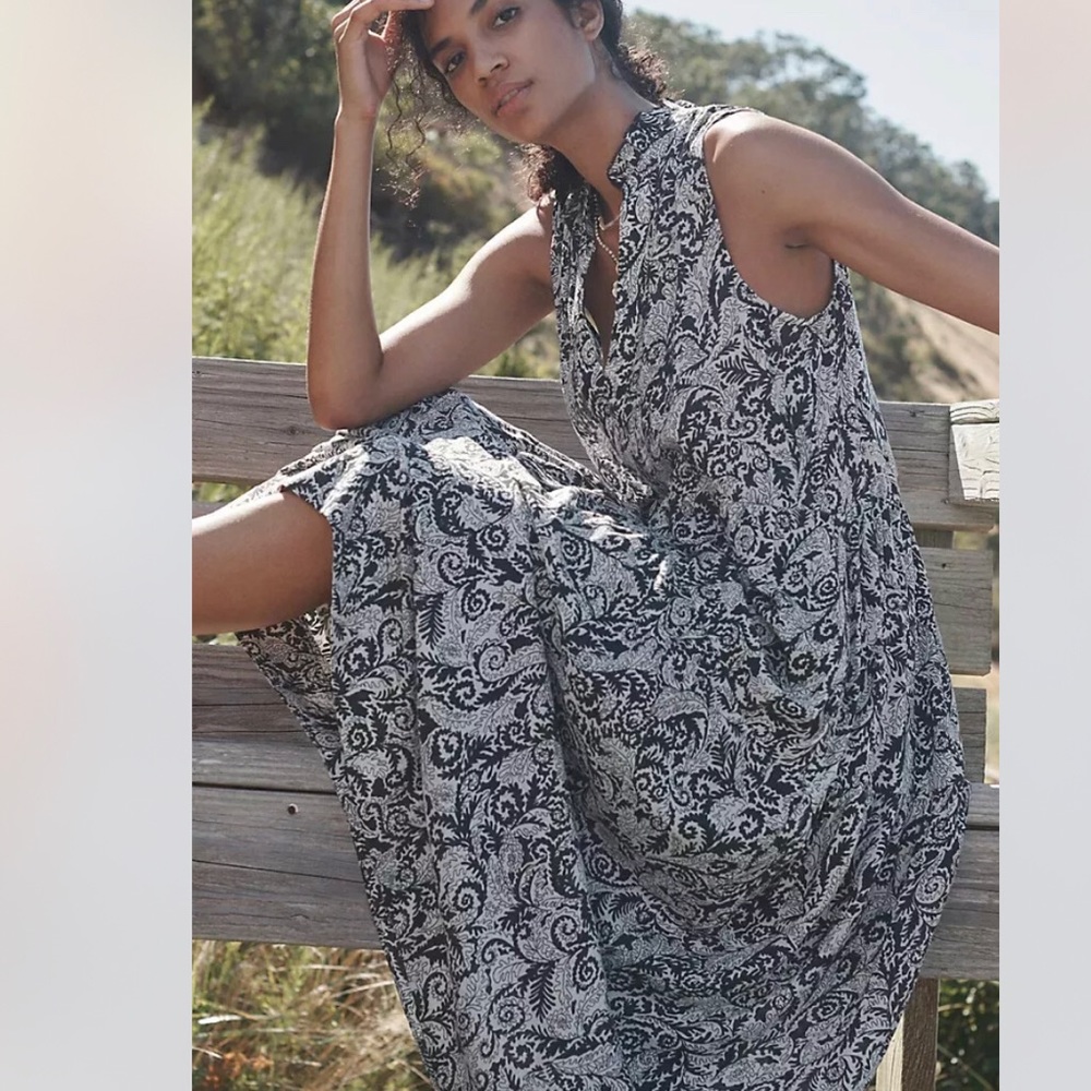 Anthropologie Maeve Marya tiered dress - medium